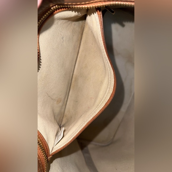 MCM Brown Tote with Blue Stripe - Picture 6 of 15